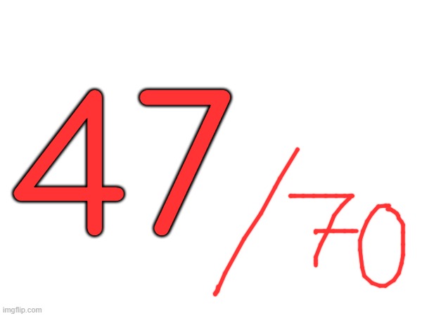 47 | made w/ Imgflip meme maker