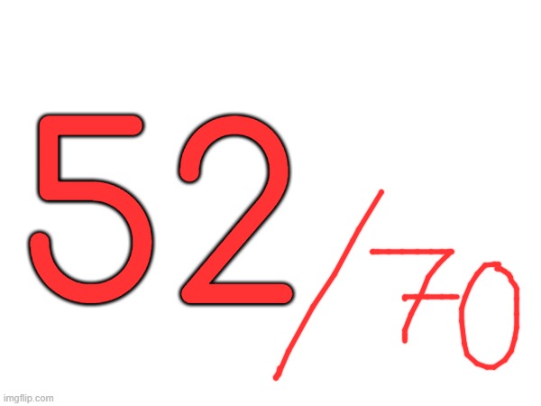 52 | made w/ Imgflip meme maker