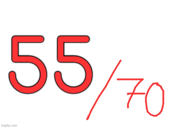 55 | made w/ Imgflip meme maker
