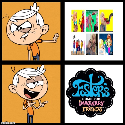 Lincoln Loud Hates Elsagate And Loves FHFIF | image tagged in lincoln loud drake meme | made w/ Imgflip meme maker