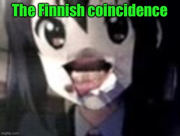 guh | The Finnish coincidence | image tagged in guh | made w/ Imgflip meme maker