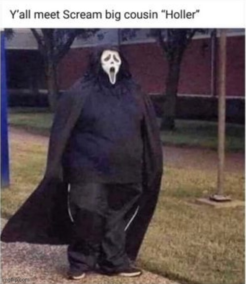 creative title | image tagged in scream,holler | made w/ Imgflip meme maker