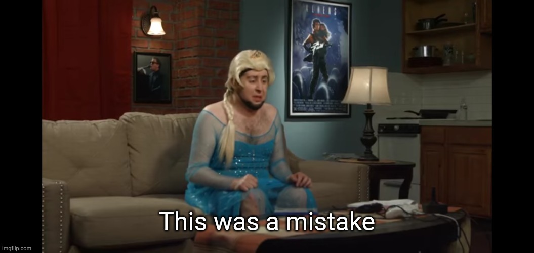 How many upvotes will this still frame of JonTron get | image tagged in this was a mistake | made w/ Imgflip meme maker