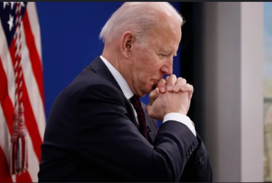 High Quality Joe Biden Praying Blank Meme Template