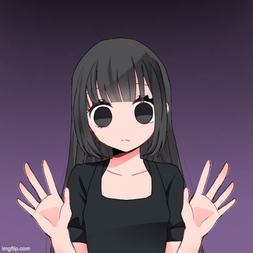 This is Mio. | image tagged in why are you reading this,oc | made w/ Imgflip meme maker