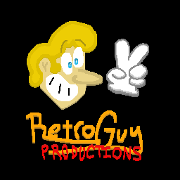 RetroGuy Productions Logo Blank Meme Template