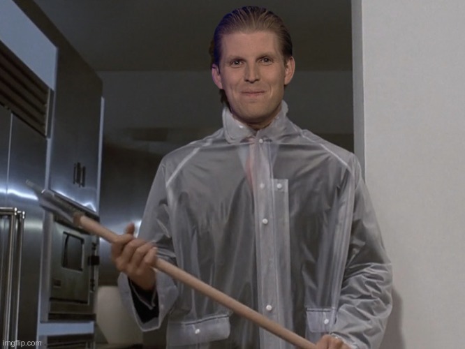 Eric Trump American Pyscho | image tagged in eric trump american pyscho | made w/ Imgflip meme maker