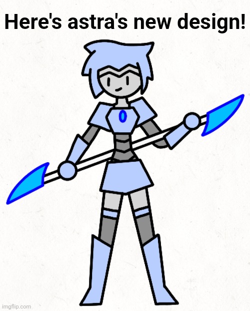 I'm surprised nobody found the secret on my last post about it | Here's astra's new design! | made w/ Imgflip meme maker