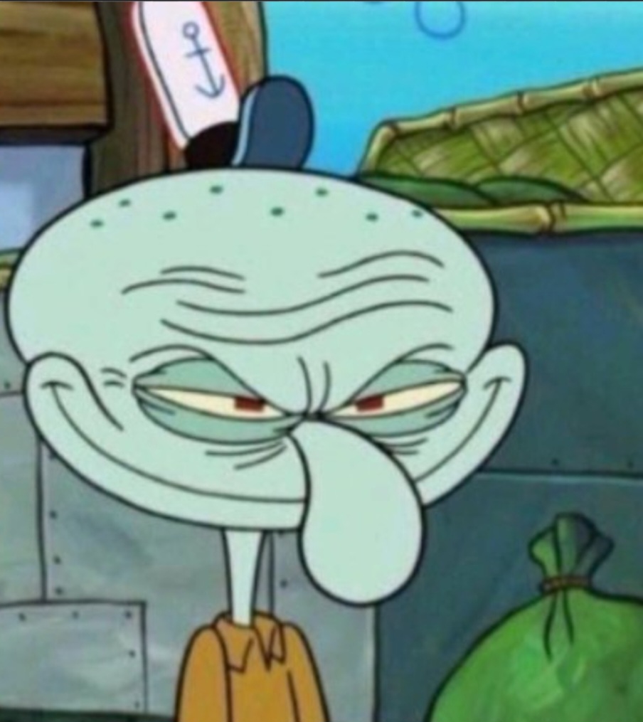 Squidward Blank Meme Template