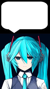 High Quality Angry miku of death Blank Meme Template