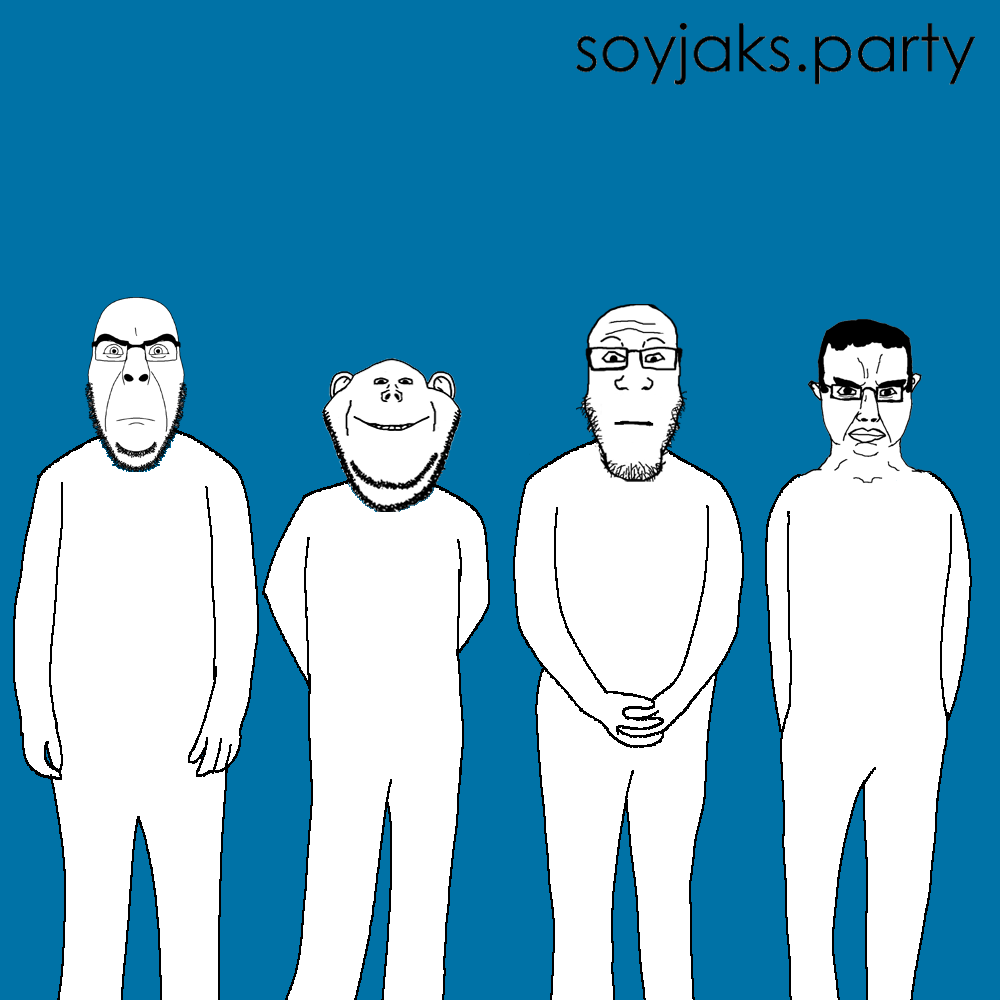 Soyjak.Party Weezer album Blank Meme Template