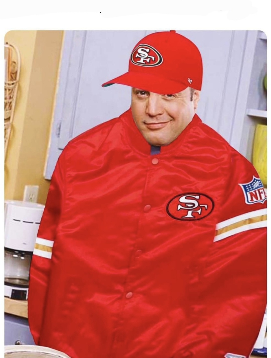 Kevin James 49ers Blank Meme Template