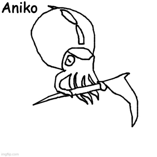 Renowned Ammonite Warrior, alive since the beginning of the kingdom in the depths of Meerbeach. | Aniko | made w/ Imgflip meme maker