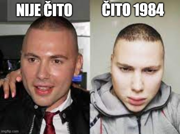 ČITO 1984; NIJE ČITO | made w/ Imgflip meme maker