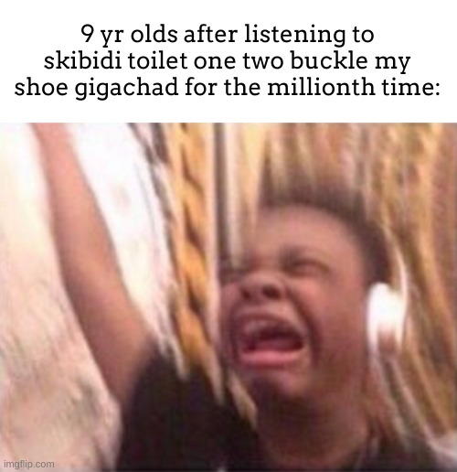 they are overrated | 9 yr olds after listening to skibidi toilet one two buckle my shoe gigachad for the millionth time: | image tagged in black guy music | made w/ Imgflip meme maker