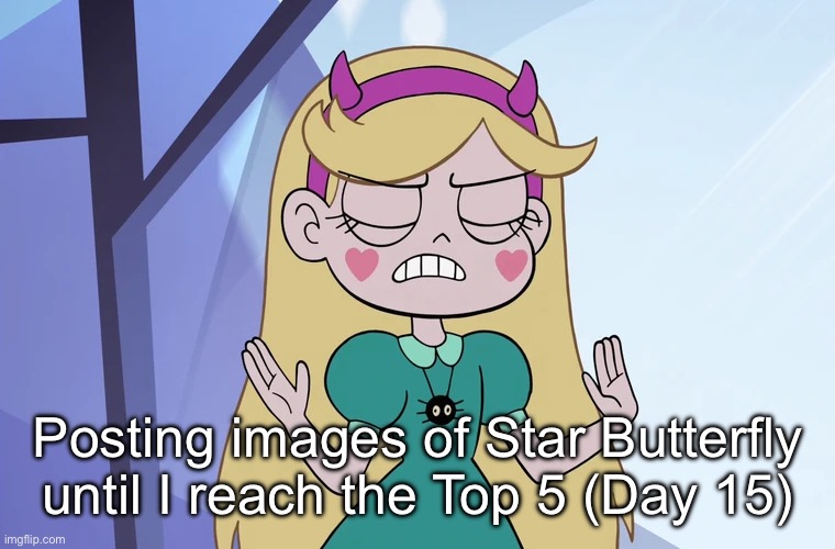 Day 15 | Posting images of Star Butterfly until I reach the Top 5 (Day 15) | image tagged in star butterfly 'okay fine' | made w/ Imgflip meme maker