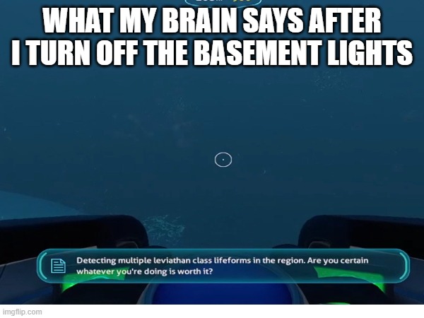 I go up those stairs like brrr | WHAT MY BRAIN SAYS AFTER I TURN OFF THE BASEMENT LIGHTS | image tagged in funny,meme | made w/ Imgflip meme maker