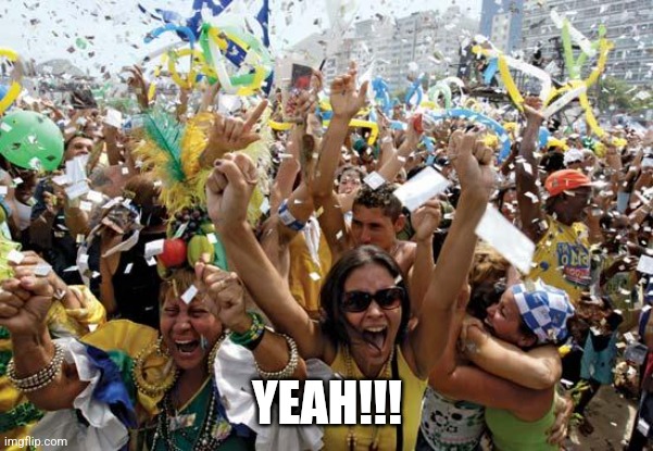 celebrate | YEAH!!! | image tagged in celebrate | made w/ Imgflip meme maker