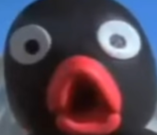 Pingu’s dad Pog face Blank Meme Template