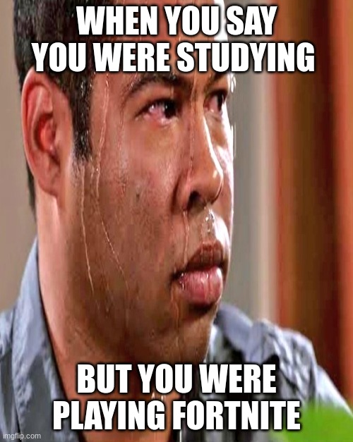 BOW DOWN TO THE MEME QUEEN | WHEN YOU SAY YOU WERE STUDYING; BUT YOU WERE PLAYING FORTNITE | image tagged in memes | made w/ Imgflip meme maker