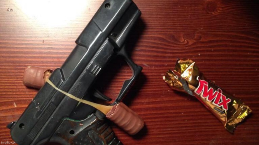 Always check your candy, I found a Glock in mah Twix™ | made w/ Imgflip meme maker