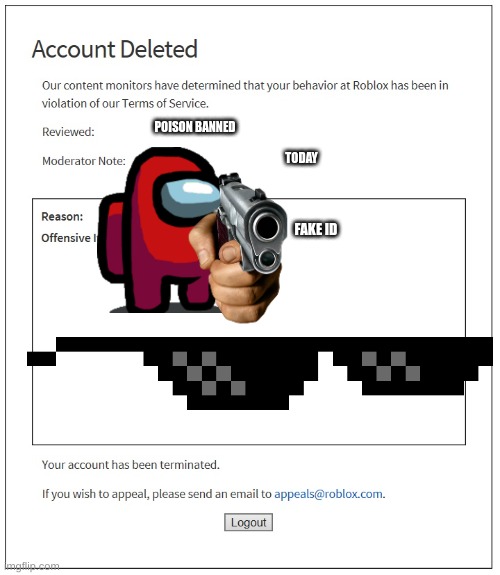 i uploaded this image to roblox and got banned for a day, is there anything  wrong with the image?? : r/ROBLOXBans