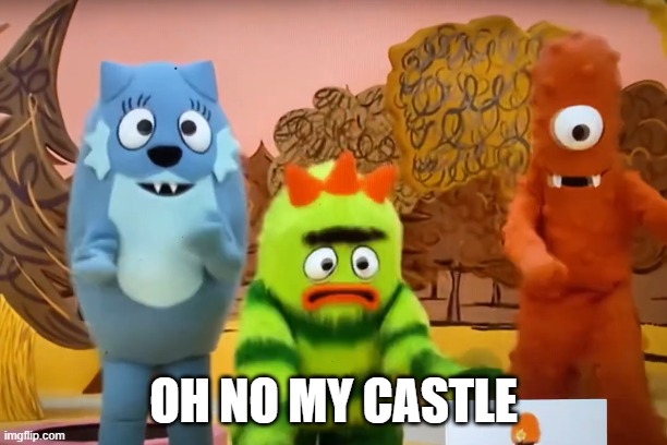 OH NO MY CASTLE | image tagged in vrising | made w/ Imgflip meme maker