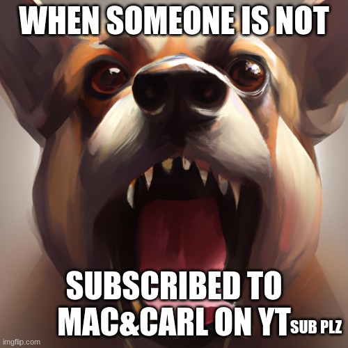 BOW DOWN TO THE MEME QUEEN | WHEN SOMEONE IS NOT; SUBSCRIBED TO MAC&CARL ON YT; SUB PLZ | image tagged in memes | made w/ Imgflip meme maker