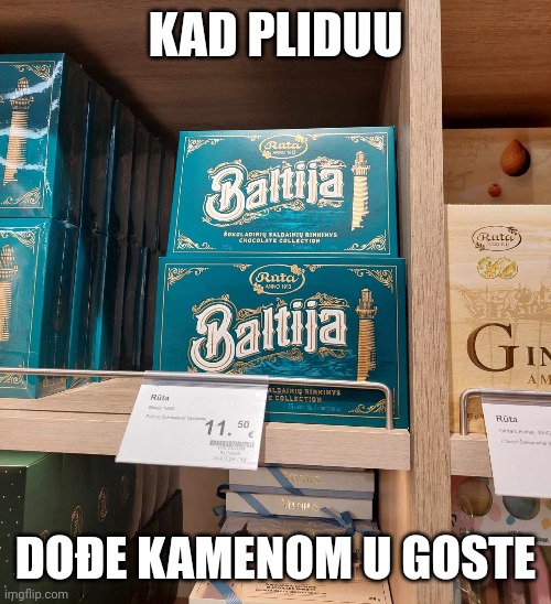 KAD PLIDUU; DOĐE KAMENOM U GOSTE | made w/ Imgflip meme maker