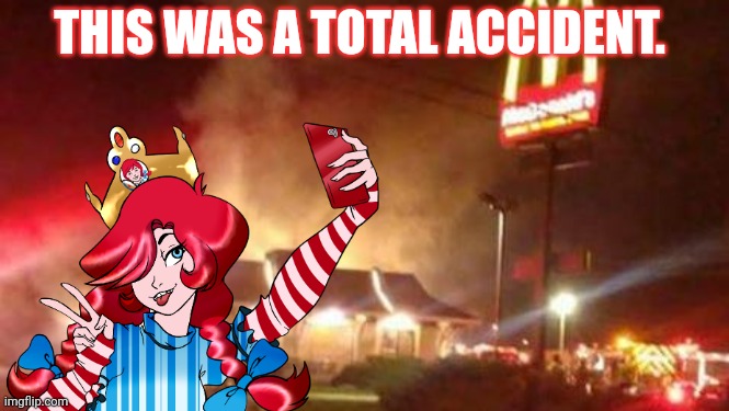 THIS WAS A TOTAL ACCIDENT. | made w/ Imgflip meme maker