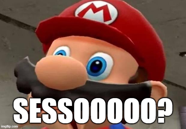 s wodr in italian | SESSOOOOO? | image tagged in mario wtf | made w/ Imgflip meme maker