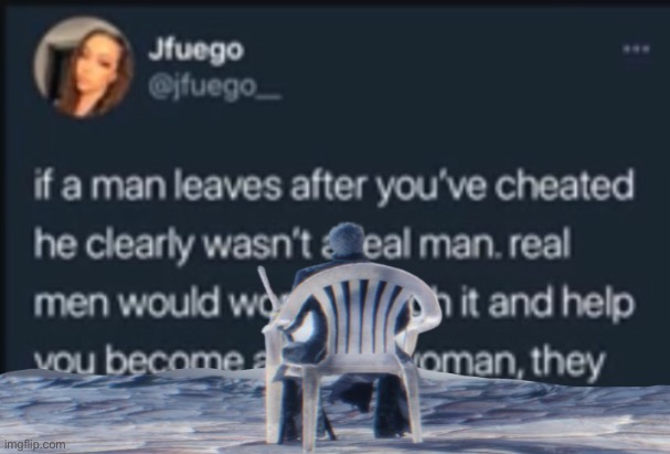 Show me your motivation, woman. | image tagged in vergil chair,what the hell is this,bullshit | made w/ Imgflip meme maker