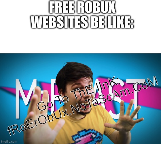 Roblox fake mrbeast Memes & GIFs - Imgflip