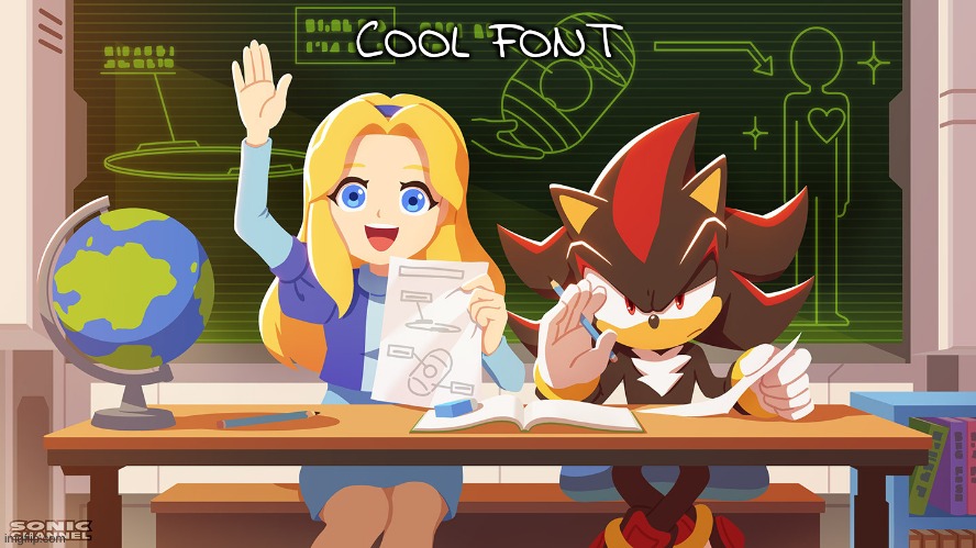 theyre in a class | COOL FONT | image tagged in theyre in a class | made w/ Imgflip meme maker
