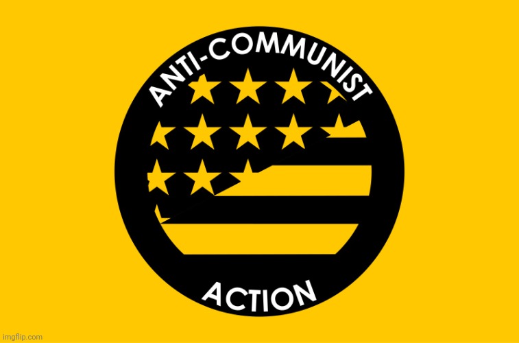 image tagged in anti-communist action flag variant | made w/ Imgflip meme maker