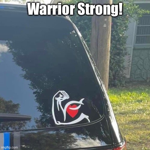Warrior | Warrior Strong! | image tagged in warrior,strong,heart,transplant | made w/ Imgflip meme maker
