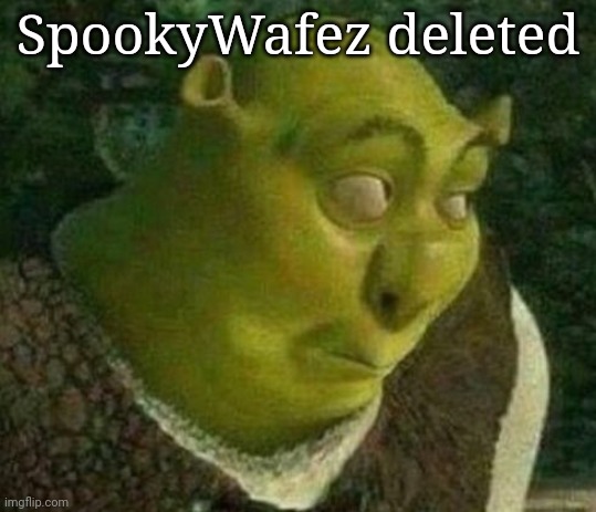 If you FAFO'd in Msmg, you FAFO'd big time | SpookyWafez deleted | image tagged in oops shrek | made w/ Imgflip meme maker