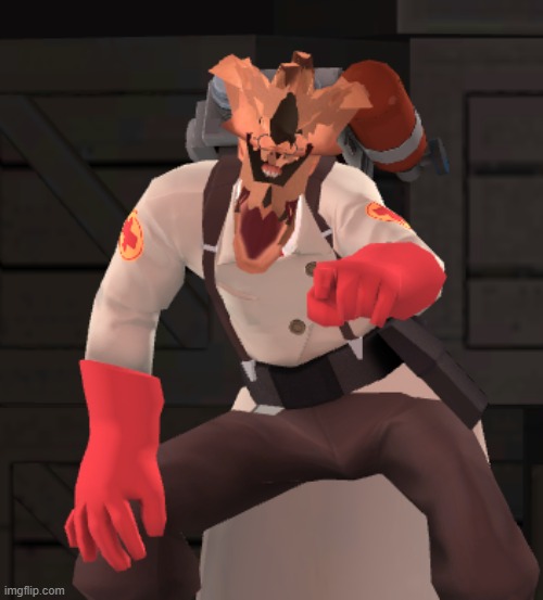 image tagged in tf2,cursed,cursed image,tf2 medic,the medic tf2,you have been eternally cursed for reading the tags | made w/ Imgflip meme maker
