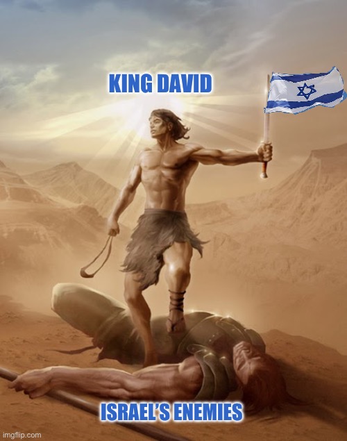 King David | KING DAVID; ISRAEL’S ENEMIES | image tagged in israel jews | made w/ Imgflip meme maker