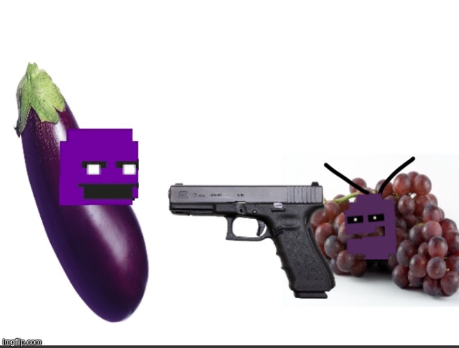 eggplant vs grape | made w/ Imgflip meme maker