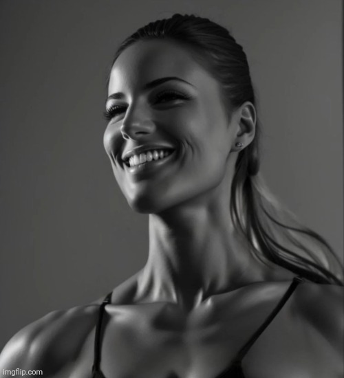 chad woman | image tagged in chad woman | made w/ Imgflip meme maker