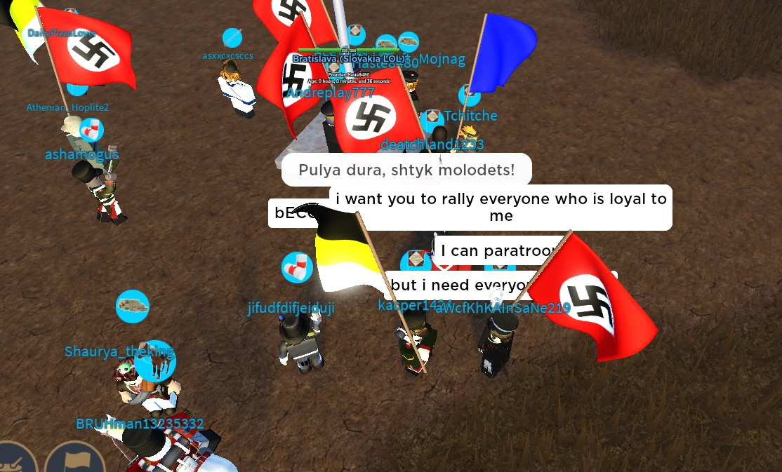 roblox nazi flag Blank Meme Template