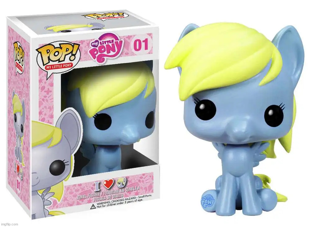 can we talk about how most derpy hooves merch just had "i <3 GRAY PONY" on it?? | made w/ Imgflip meme maker