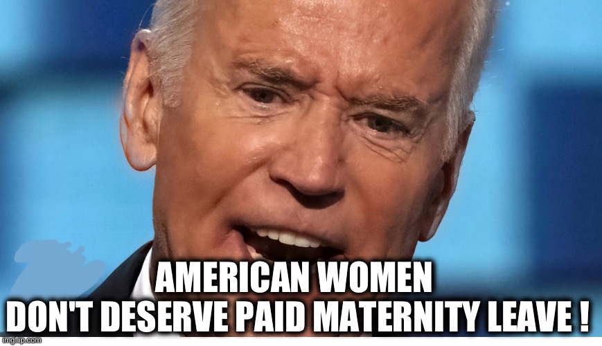AMERICAN WOMEN 
DON'T DESERVE PAID MATERNITY LEAVE ! | image tagged in memes,usa,capitalism,women's rights,paid maternity leave,abortion | made w/ Imgflip meme maker