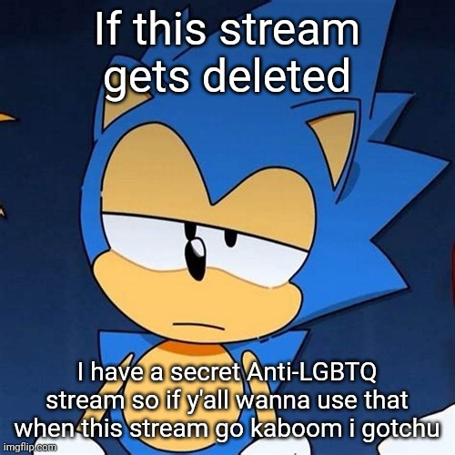 bruh | If this stream gets deleted; I have a secret Anti-LGBTQ stream so if y'all wanna use that when this stream go kaboom i gotchu | image tagged in bruh | made w/ Imgflip meme maker