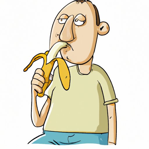 High Quality a man eating a banana Blank Meme Template