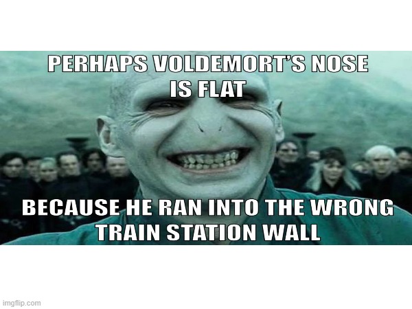wrong wall, oops | image tagged in wrong,wall,voldemort,nose | made w/ Imgflip meme maker