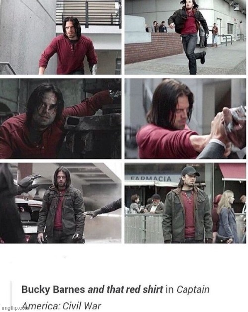bucky in this movie was just.....100/10 | image tagged in marvel,captain america civil war,winter soldier,barney will eat all of your delectable biscuits | made w/ Imgflip meme maker
