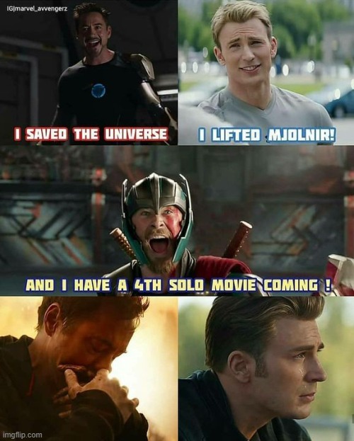 it's already out but still hahah | image tagged in thor love and thunder,marvel,barney will eat all of your delectable biscuits,oh wow are you actually reading these tags | made w/ Imgflip meme maker