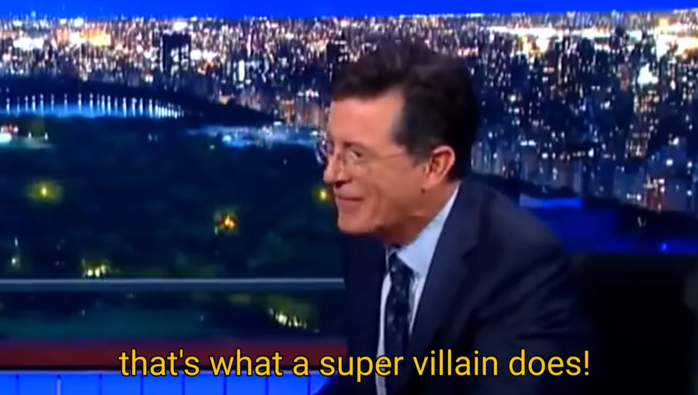 That's what a super villain does! Blank Meme Template